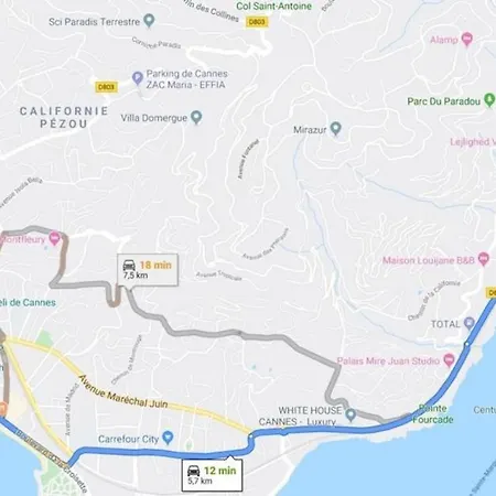 Apartamento Golfe Juan 'l'imperial' Sea View Air Conditioning Parking Vallauris